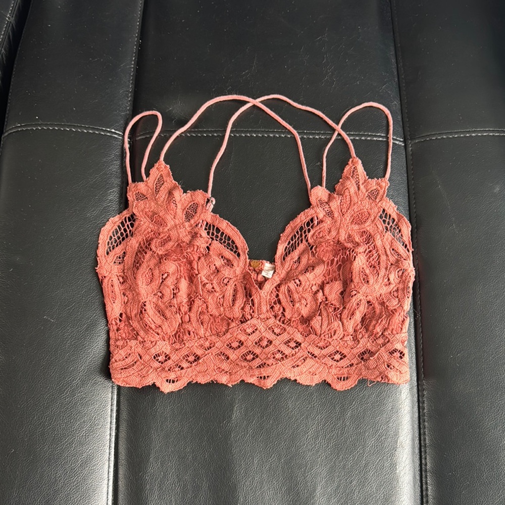 FP one Lace Bralette in Rust